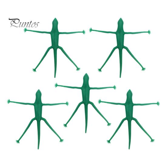 5 Pcs Frog Plant Stand Lizard-shaped Plant Fixture Clip Plant Stem Hugger Climbing Plants Support Structure for Small Potted Plants Succulents