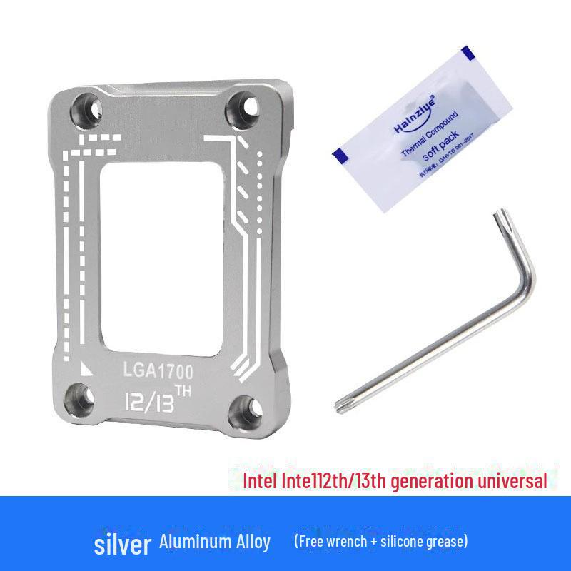 

Кронштейн для процесора проти тиску для настільних материнських плат 12-го/13-го покоління standard set for 12th and 13th generation срібний