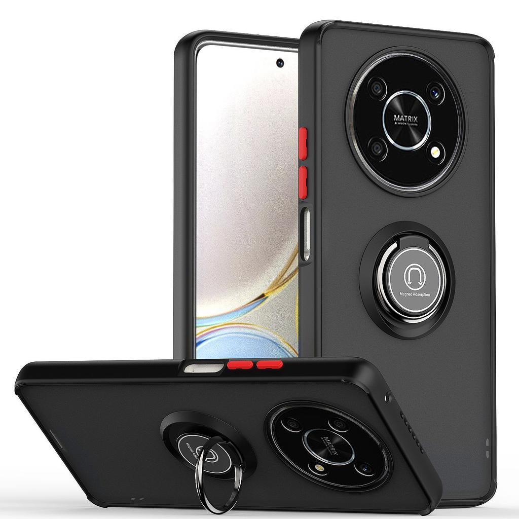 Shock Proof Armor Matte Case for Honor X9A Magic 5 Lite Pro 50 70 60 SE X7A X8A X7 X8 X9 Camera Lens Protect Ring Holder Full Protection Cover