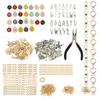 544 Stück Einzigartiges Schlüsselanhänger-Bastelset Vielseitige Mühelose Montage DIY Taschenanhänger-Set für Anfänger und Fortgeschrittene Bastler