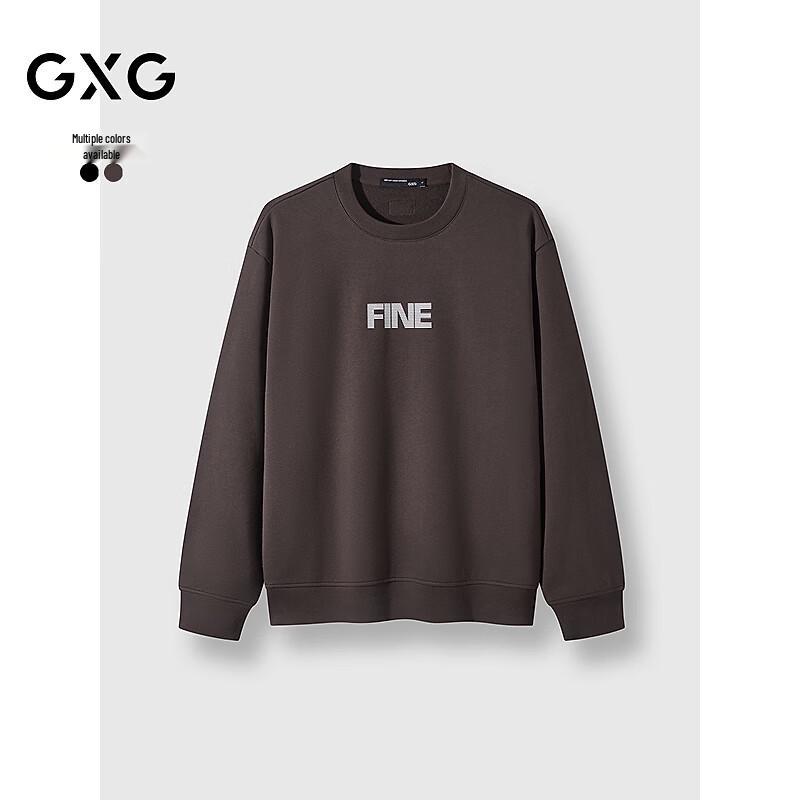 GXG Men s Heavyweight Printed Long Sleeve Crewneck Sweatshirt M