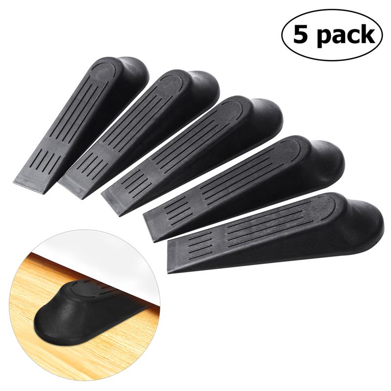 5-Piece Household Door Stoppers: Anti-Collision, Windproof, Wedges, Heavy-Duty, Sliding Blockers to Keep Doors Open