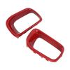 2Pcs Front Bumper Grille Guard 51117337810 Red Car Bumper Cover Front Air Duct Frame for F55 F56 F57 2014 to 2021