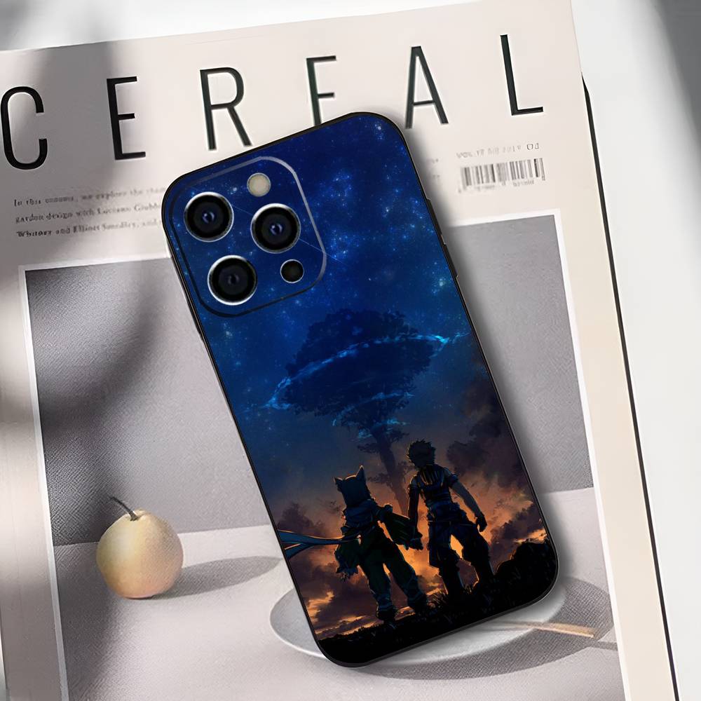 Game X-Xenoblade Chronicles Phone Case For iPhone 17,16,15,14,13,12,11 Plus,Pro Max,XS,Soft Silicone Black Cover