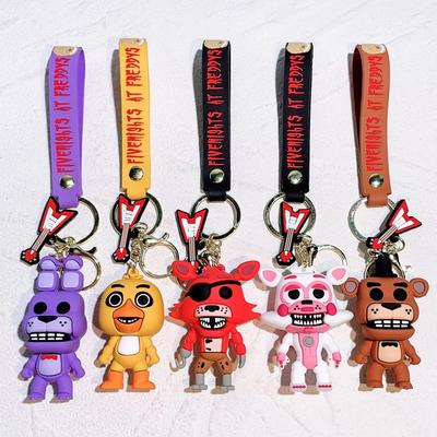 Cartoon Activity Action Figure FNAF Freddy's Fazbear Bear Doll Model Toy Five Nights Freddy Keychain Designed For Present