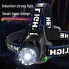SHENYU Wiederaufladbare Induktions-LED-Stirnlampe