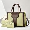 Set Three Piece Handbag Single Shoulder Crossbody Bags Color Splicing Gifts