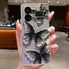 Case For OPPO Realme GT5 240W Flower Butterfly Protective Casing For Realme GT 5 240W Transparent Soft Silicone TPU Phone Cover
