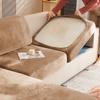 Luxury Velvet Sofa Covers Super Soft Sofa Seat Cushion Covers Solid Living Room Stretch Sofa Couch Case Home Decor Washable Pets