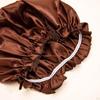 Hair Cap for Women, Portable, Soft, Night Sleep Cap, Satin Bathing with Long, Straight