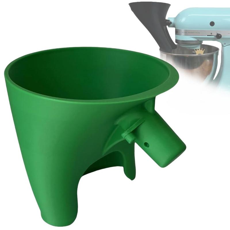 Funnel for Kitchen Aid  Easy Pouring Design Prevents Spills and Messes Enables Guided Pouring for Both Flour and Egg Liquid
