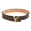 Louis Vuitton Mini Monogram Gürtel Canvas Damen Braun Breite 2,5cm #