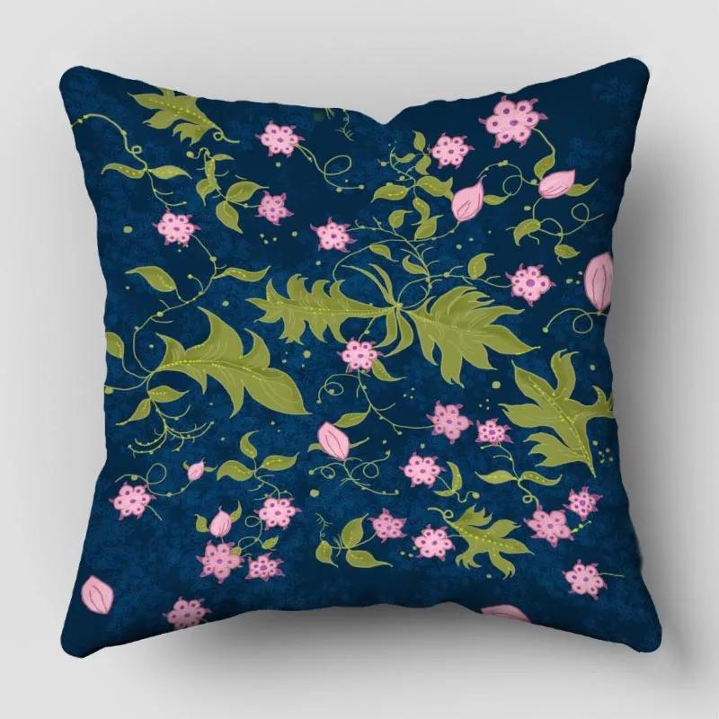 William Morris Pillow Cover Bedroom Home Office Decorative Pillowcase Square Zipper Pillow Cases Satin Fabric Eco-Friendly