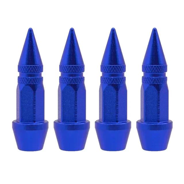 Car Bullet Valve Caps Car Motorcycle Wheel Tire Valve Caps Dustproof Cover 45/60mm Spiked Valve Caps Auto Exterior Accessories