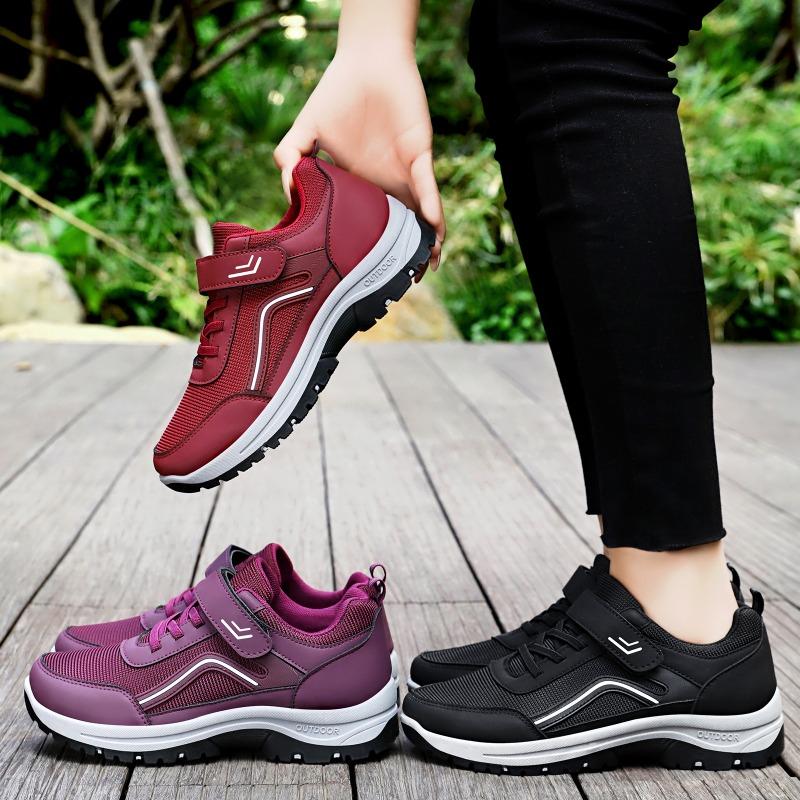 Walking Shoes, Shoes for The Middle-aged and Elderly, Velcro Style Casual Shoes, Soft-soled Versatile Women's Shoes