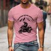 Funny Mountain Adventure Motorcycle T-shirts Harajuku Fashion Men T Shirt Adventure Before Dementia Shirts for Men Women