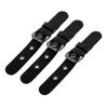 Set of 3 Sew on PU Leather Pin Buckles Bag Making Fastener Replacement Sewing