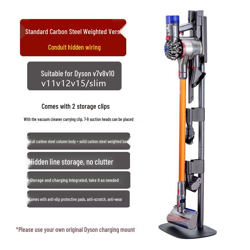 Настенный держатель для пылесоса Dyson без сверления для моделей V7-V15, G5/Slim