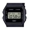 Casio POP Digital Black Bio Based Resin Řemínek Quartz F-91WB-1A Unisex hodinky