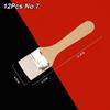 12Pcs/Set White Art Paint Brush Set Barbecue Brush  for Acrylic Oil Paint Varnishes Watercolor