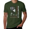 Heather T-Shirt Quick Drying Graphics Blouse Black T-shirts for Men