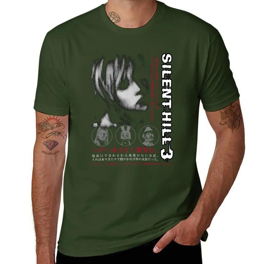 Heather T-Shirt Quick Drying Graphics Blouse Black T-shirts for Men