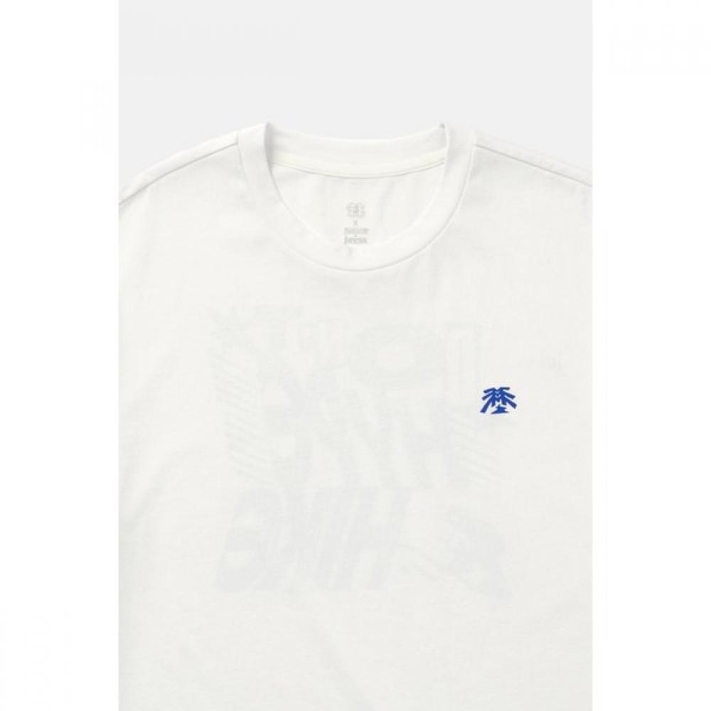 Kolon SporT Unisex Graphic ShorT Sleeve T shirT Paper Press jwTcm25811cre