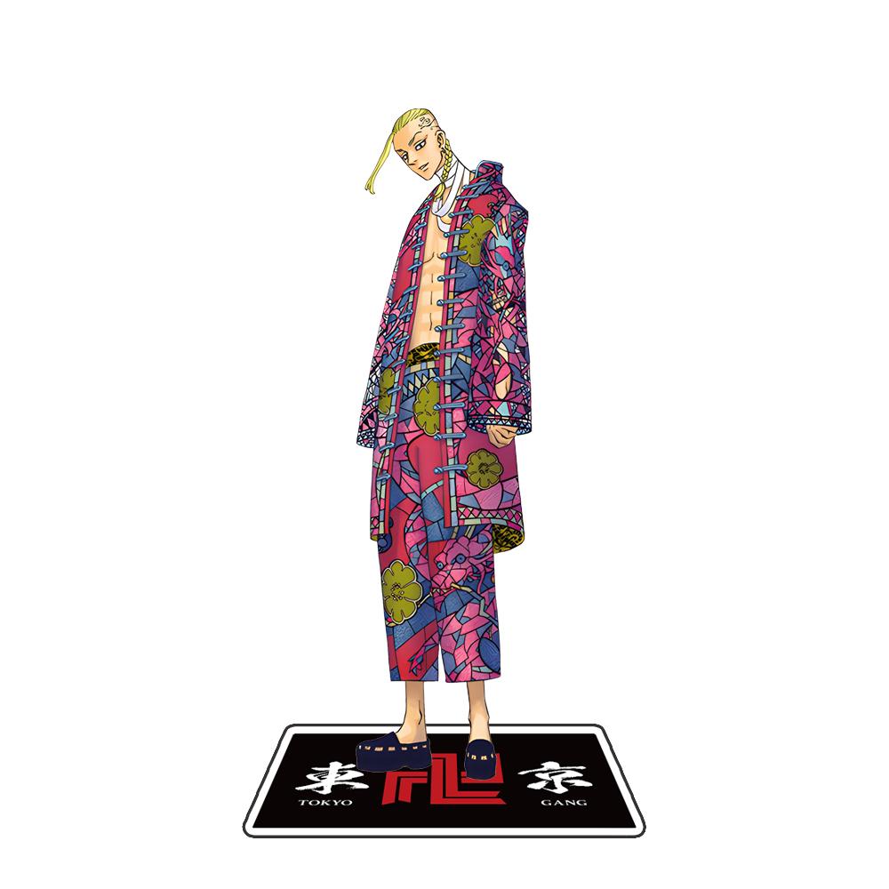 Anime Tokyo-revenge Acrylic Bracket Model Character Manjiro Sano Draken Model Desktop Ornament Standing Fan Collection Gift