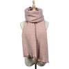 New Angela red scarf women's thickened long autumn and winter senior sense versatile simple plaid warm scarf