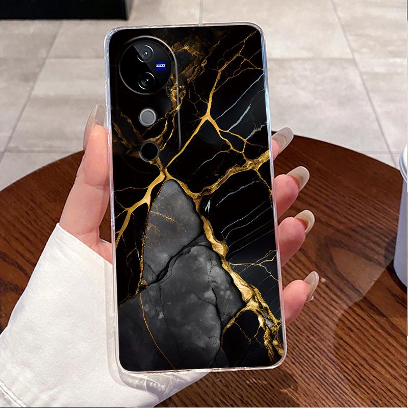 Case For VIVO V40 5G Back Cover VIVO V40 Pro 5G Cute Love Cat Rabbit Funny Cartoons Casing Ultra Thin Clear Soft TPU Phone Case