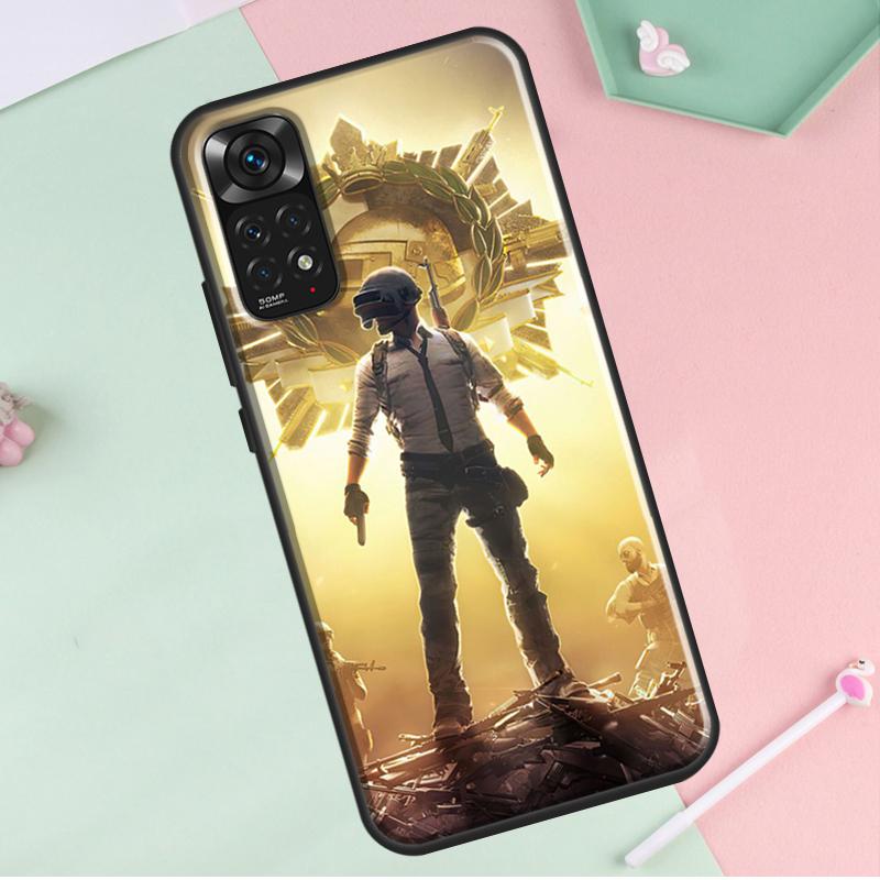 Game PUBG For Redmi Note 12 Pro Plus Cover For Redmi Note 10 8 9 11 Pro 12S 11S 10S 9S 9C 10C 12C Case