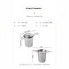Stainless Steel Tea Infuser Double Wing Handles Fit Most Mugs Cups Extra Fine Mesh for Loose Tea Travel Portable Use