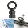 Plastic Canoe Kayak Round Mount Base Fishing Rod Holder Wall Sling Rope Rings Marine Boat Kayak Rope Adapter Enduring