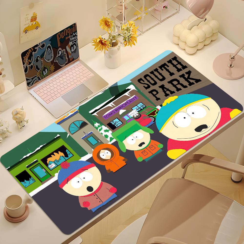 Carto SSouth Cute PPark Mouse Pad Large Desk Mat Keyboard Ergonomic Office Rubber PC Nonslip Antifray Home Custom Best Price