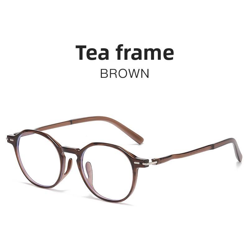 Round Glasses Frame With Blue Light Protection For Casual Fashion For Men And Women