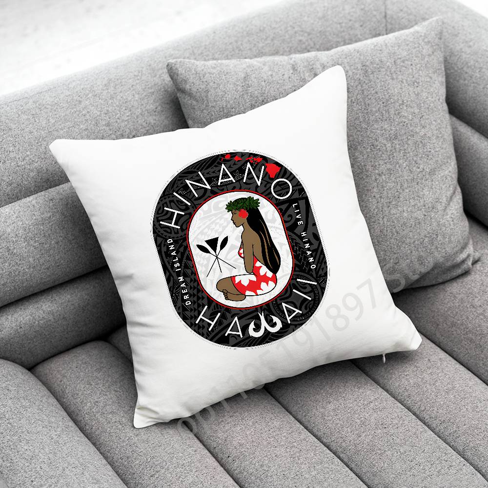 Hinano Tahiti Girl Polynesia Beach Throw Pillow Case For 55x55cm 30x30cm 50x50cm 45x45cm 40x40cm Square Chair Pillowcase Case 30cmx30cm