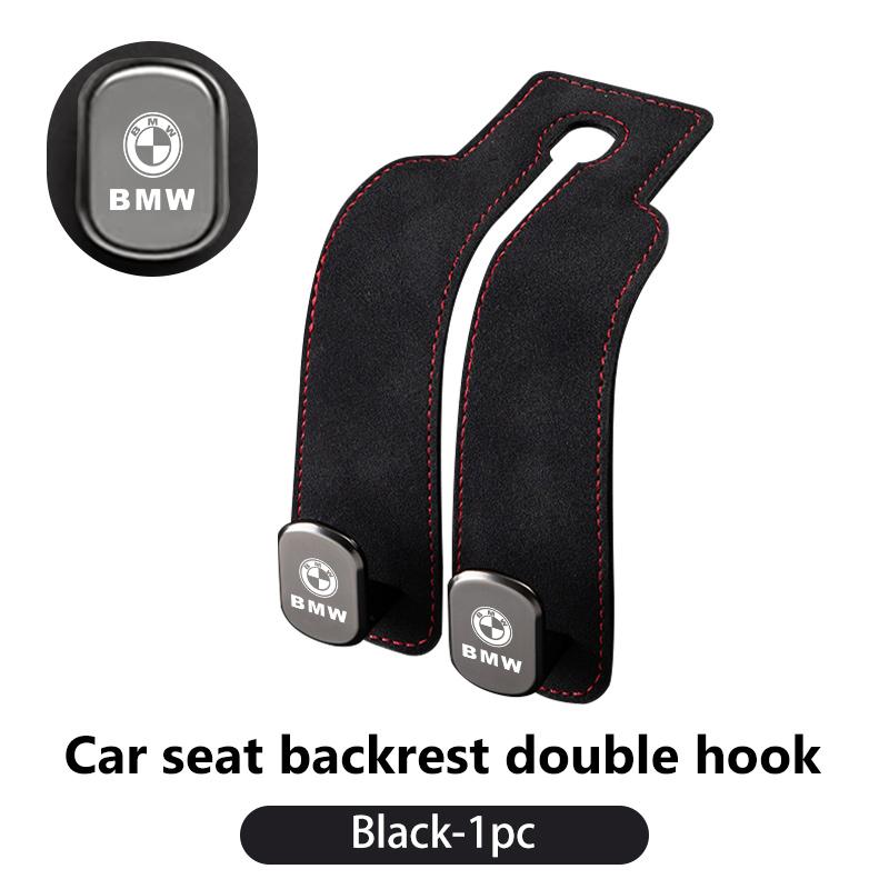 KQBU1 Metal Car Headrest Double Hook Backpack Double Hook Seat Hanger For BMW M3 M5 X3 E93 F10 F20 F30 F40 F15 F25 F26 F31 F49 F86