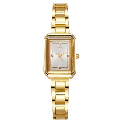 Nieuwe Dameshorloges Mode Eenvoudig Vierkant Quartz Horloge Casual Student Luxe Merk Roestvrijstalen Polshorloges Relogio Feminino