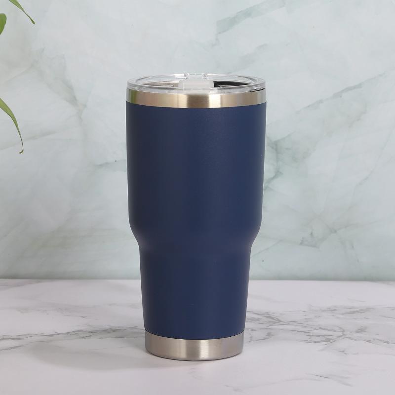 30oz Stainless Steel Double-Layer Thermos Mug for Hot/Cold Beverages