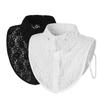 Fashion Detachable Fake Collar Lace White Black False Collar Neckline Women Girls