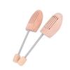 2Pcs Wood Anti Deformation Anti Wrinkle Women Men Shoe Tree   with Spring Column(35 36)