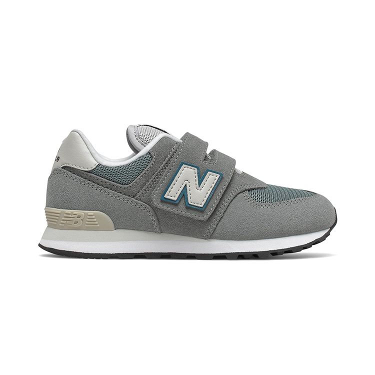 New Balance Nb 574 Sport Retro Low Top Kids Running Shoes Kids Running Shoes Gray Blue PV574BA1