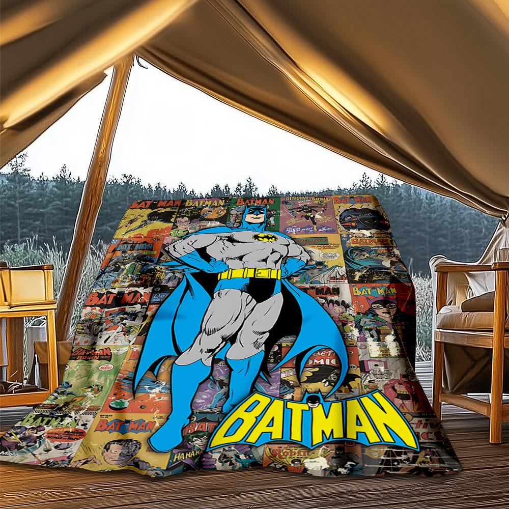 1 Stück Batman Comics Outdoor Flanell Überwurfdecke Weich, Leicht & Warm