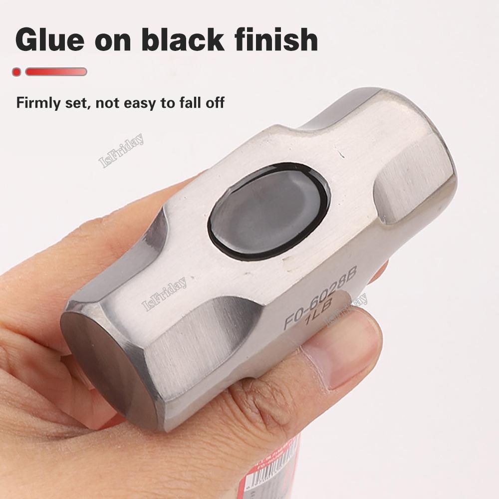 Mini Hammer FO-6028B Solid Wood Short Handle Octagonal Hammer 1LB High Carbon Steel Small Hammer Manual Hardware Tool