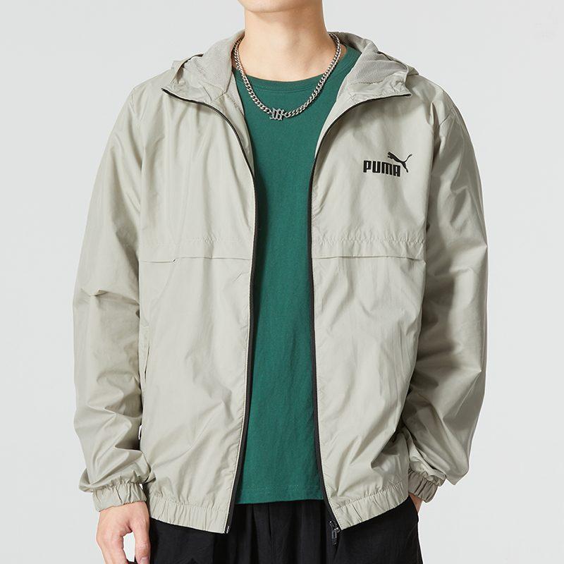 PUMA Jackets Men's Slate Gray Hooded Moderate Other 849462-68