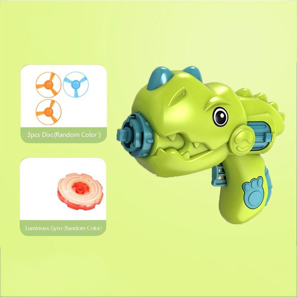 Flying Toys Flashing Spinng Top UFO Disks Gyro Dinosaur Launcher Birthday Gift