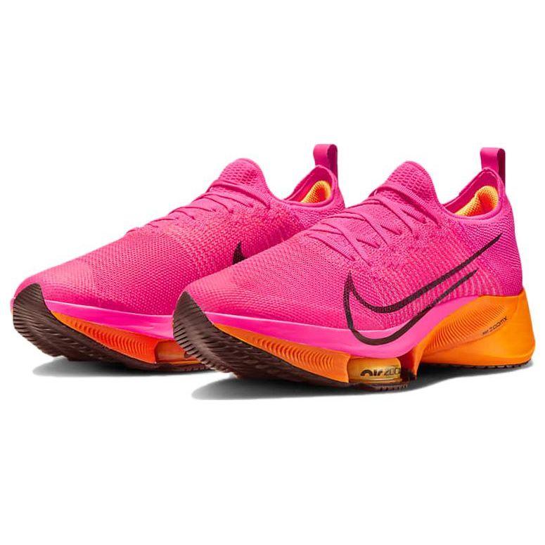 Nike Air Zoom Tempo NEXT% Flyknit Hyper Pink Men Sneakers Laser-Orange White Black CI9923-600