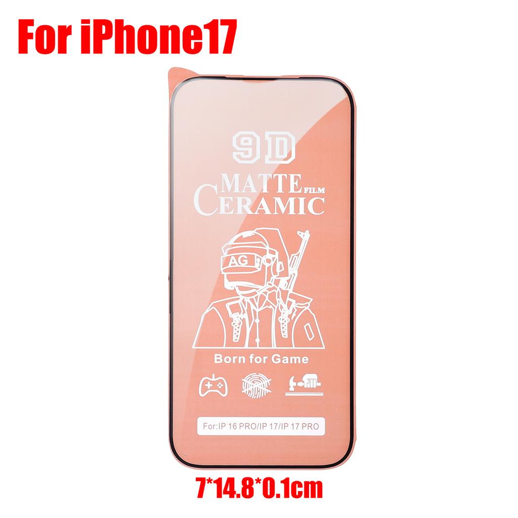 1-3pcs Matte Ceramic Soft Film Explosion Proof Screen Protector for IPhone 17 Pro Max for IPhone 17 Air HD Films for Games