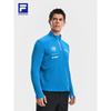Men's Knitted Long Sleeve Half-Zip Top
