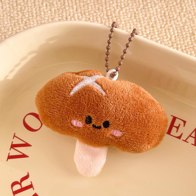 Cute Doll Pendulum Small Gift Pendant Ground Marketing Cartoon Keychain Plush Doll Backpack Bag Lanyard Accessories